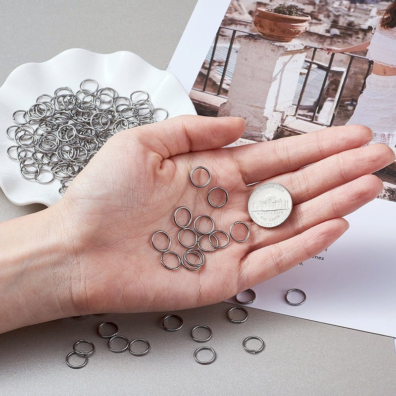 KISSITTY 2000pcs 10mm Stainless Steel Open Jump Rings Connectors 1mm Thick Chainmail Making Jewelry Findings - Image 5